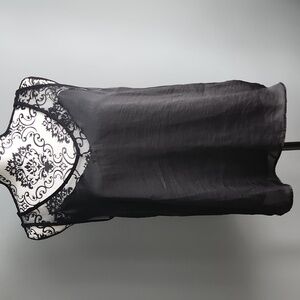 Black tank top blouse